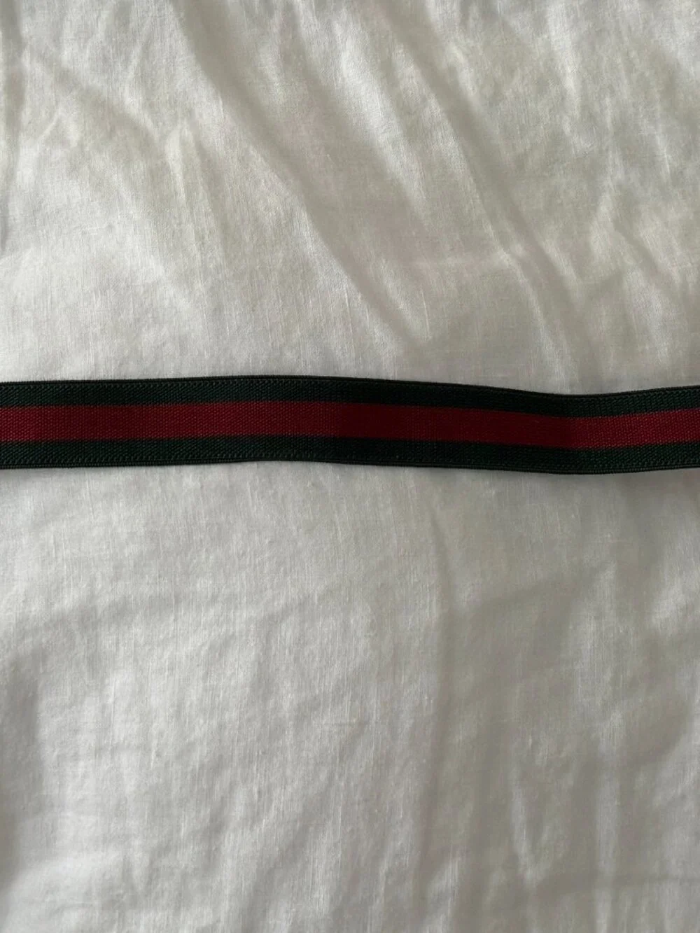 Authentic Gucci Children’s Youth Large L Web Elastic Double G Belt 432707
